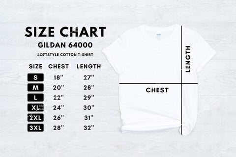 Gilden 64000 size chart